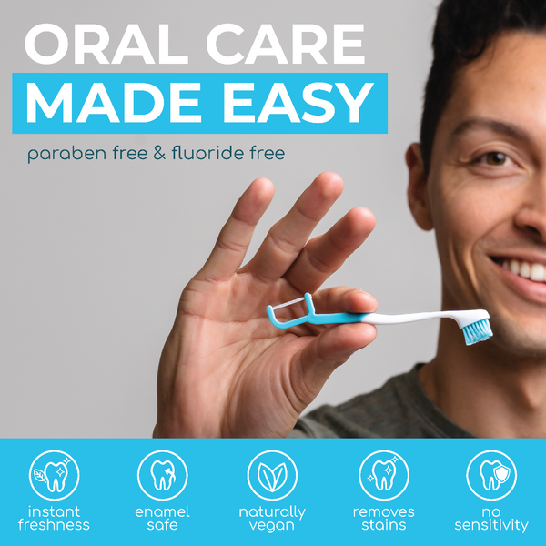 Brushee Toothbrush 4-In-1 On The Go 3 Count Whitening