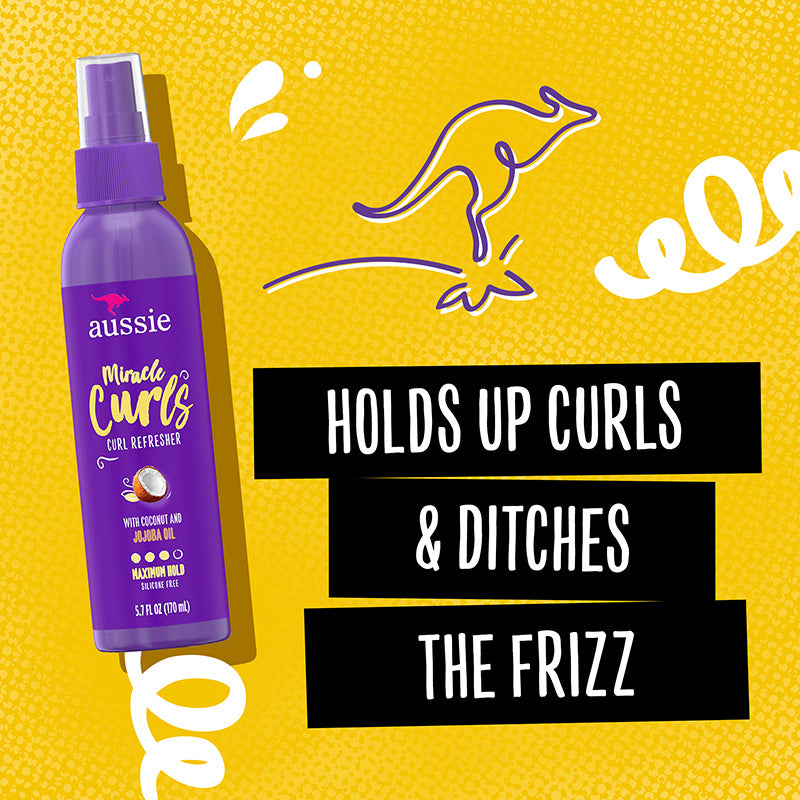 Aussie Miracle Curls Curl Refresher Maximum Hold 5.7oz