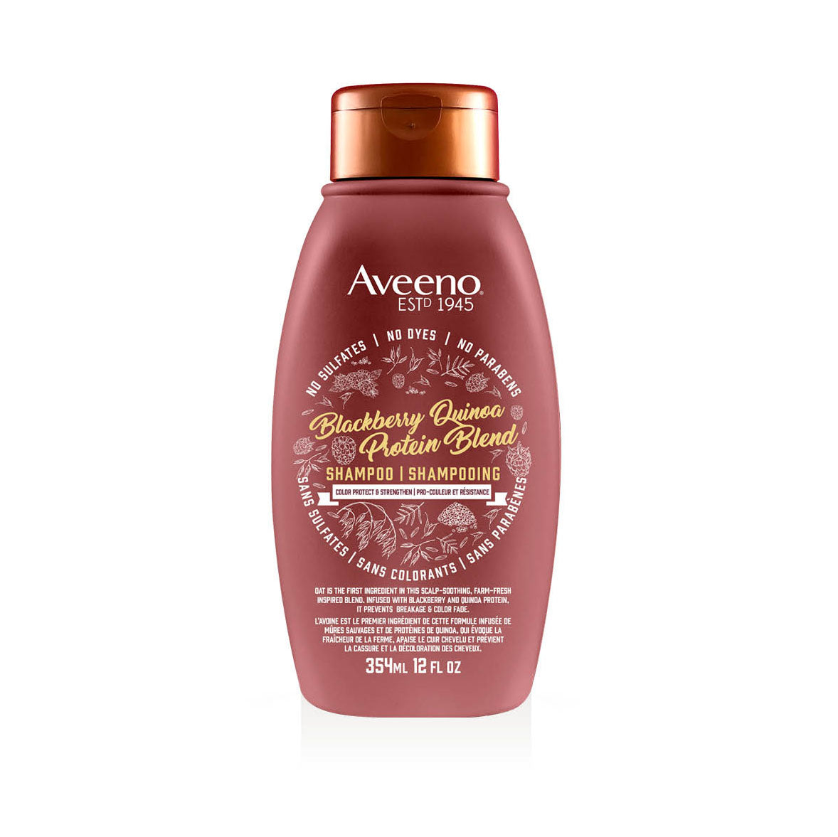 Aveeno Shampoo Blackberry Quinoa Blend 12oz
