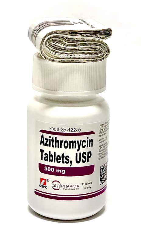 AZITHROMYCIN TB 500MG 30 CPLT