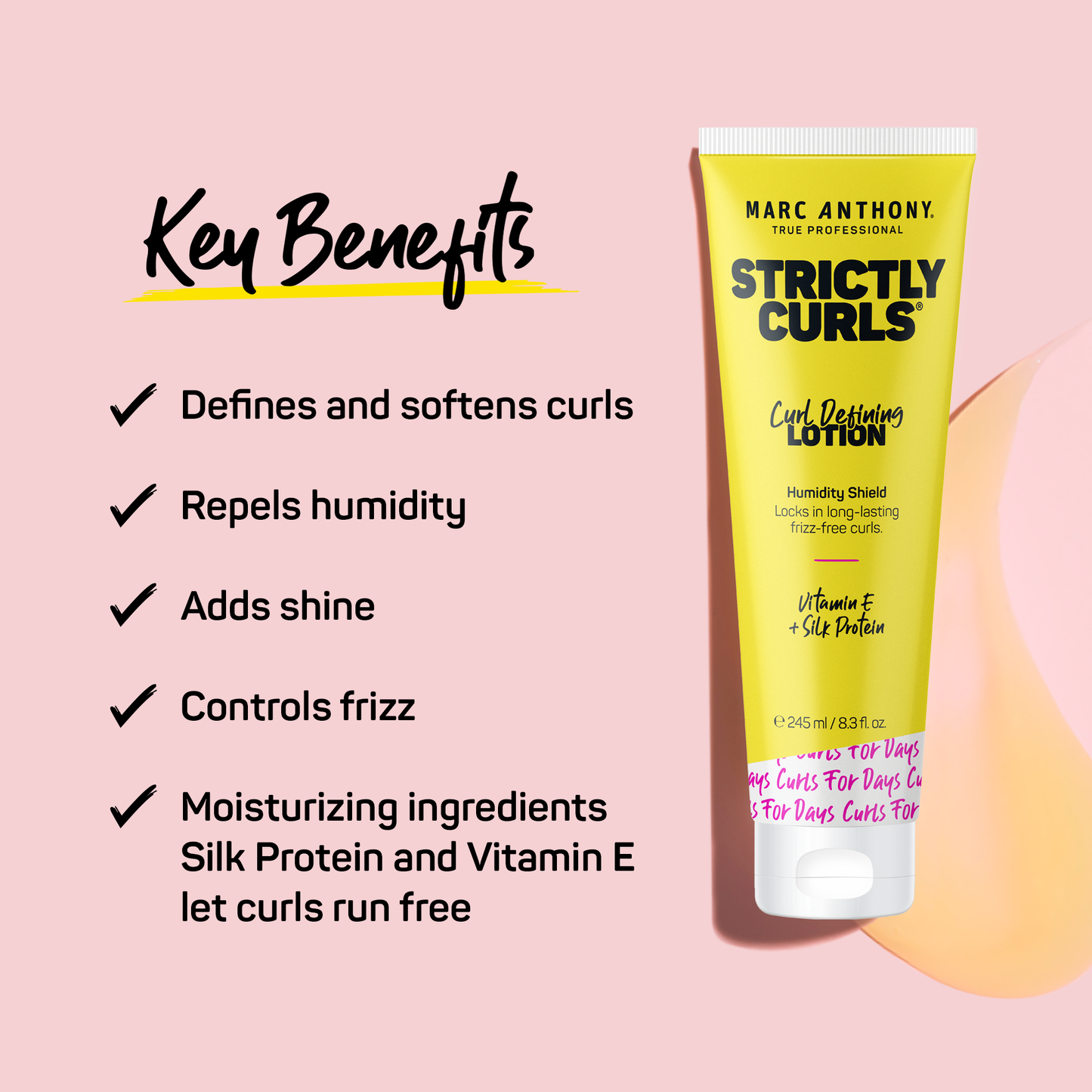 Marc Anthony Strictly Curls Curl Define Lotion 8.3oz Tube