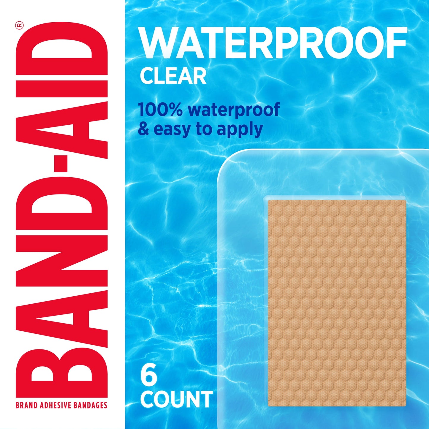 BANDAID WATERPROOF AP 6 JUMBO