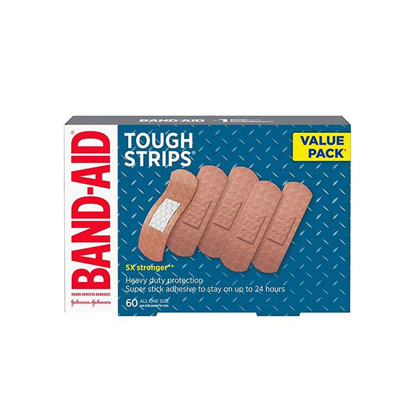Band-Aid Tough Strips Xl 10 Count Heavy Duty All One Size