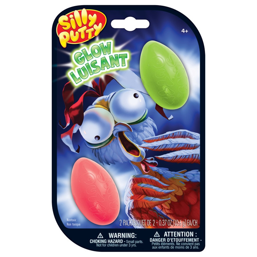 Silly Putty Super Brights Eggs, Assorted
