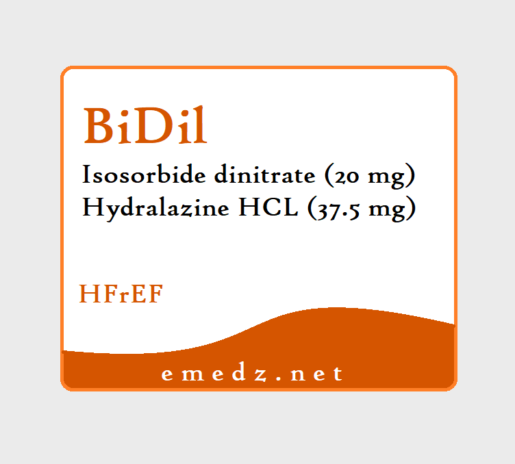 BIDIL TB 20-37.5MG 90