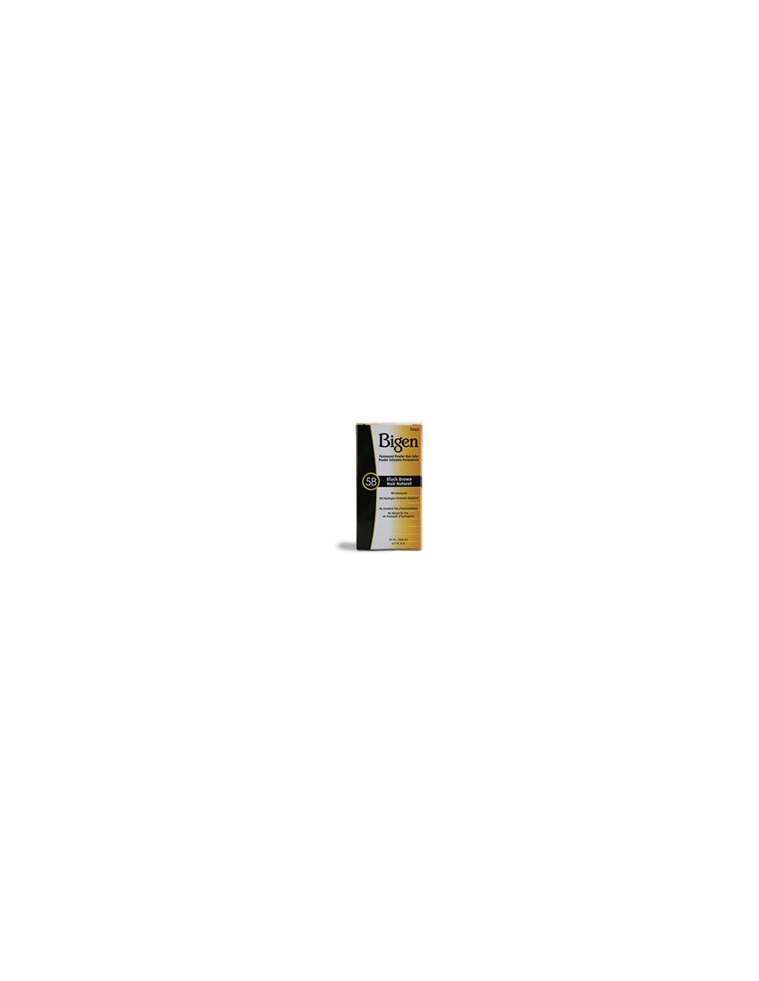 Bigen Powder Hair Color #58 Black Brown 0.21oz