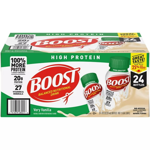 BOOST HIGH PROTEIN VANLLA LIQ 24X8OZ