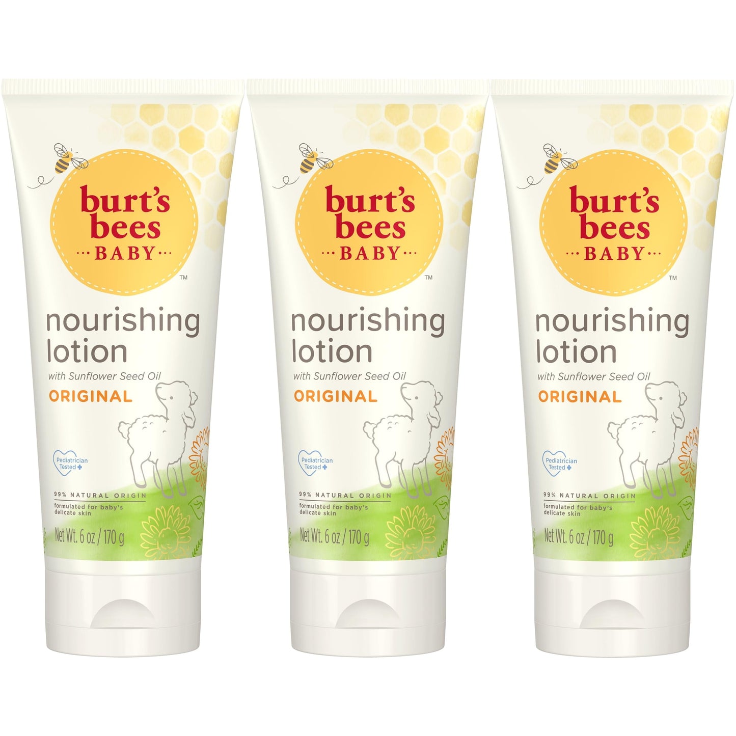 Burt's Bees Baby Nourishing Lotion - Original, 6 oz
