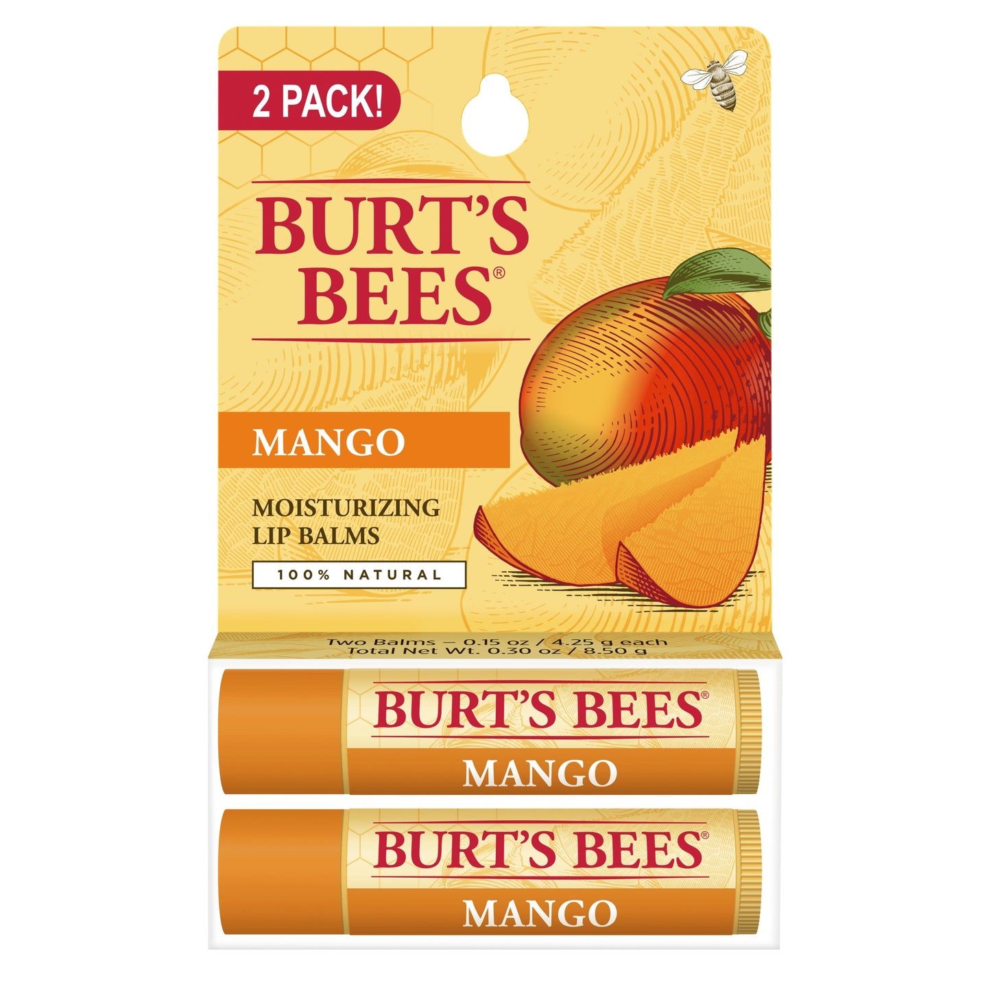 Burt's Bees Moisturizing Lip Balm - Mango