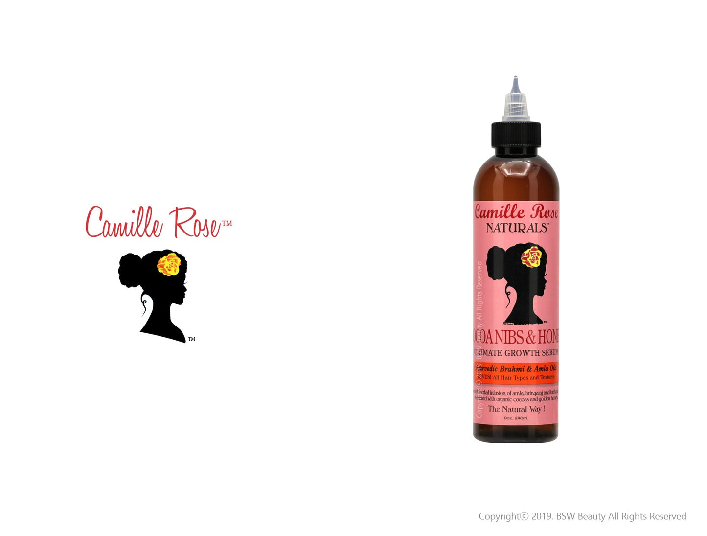 Camille Rose Cocoa Nibs + Honey Ultimate Growth Serum, 8 oz