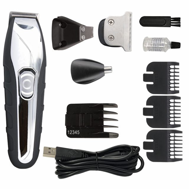 Barbasol All-In-One Grooming Kit 8 Piece Rechargeable
