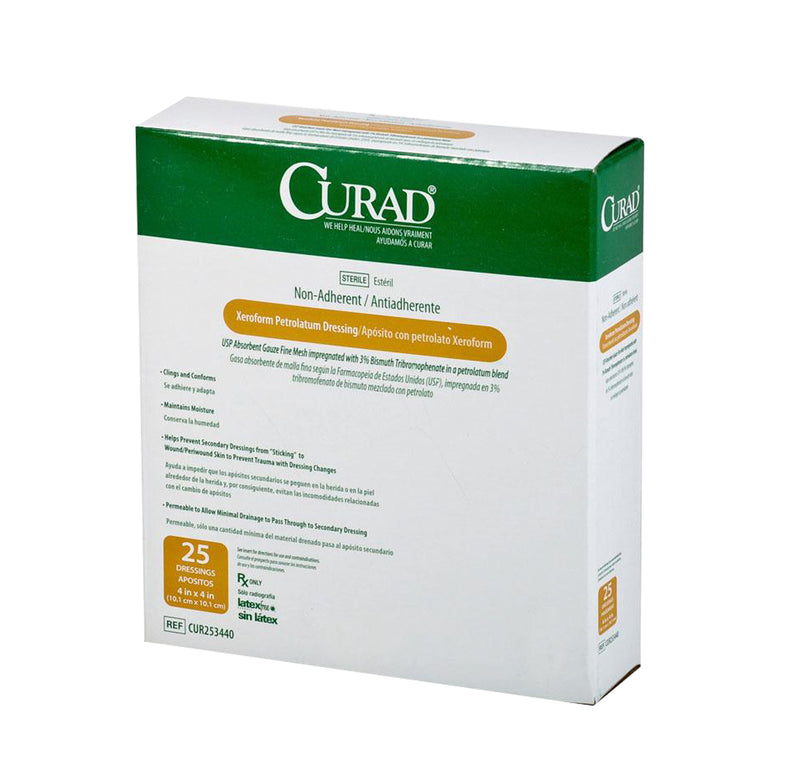 DUK XEROFORM DRESSING 2X2 25CT