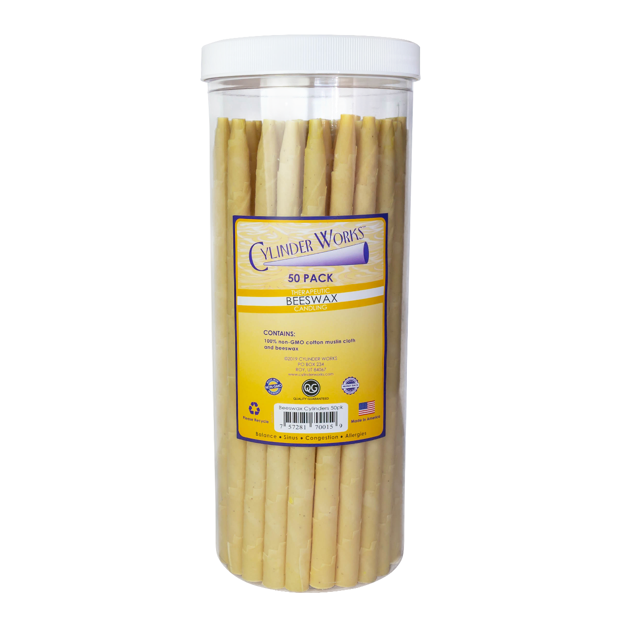 BEESWAX EAR CANDLES 2 UNS