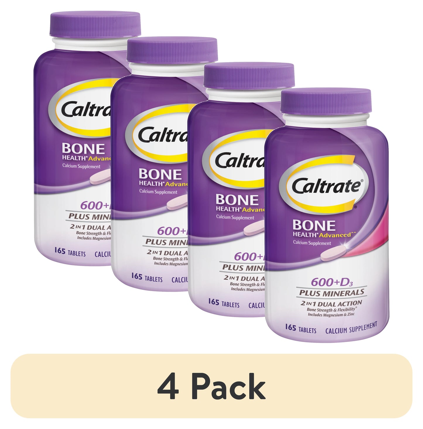 CALTRATE BONE HEALTH ADV 600+D3 TAB 60CT
