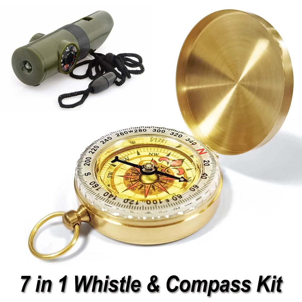 Toysmith Outdoor Discovery Survival Compass, Assorted