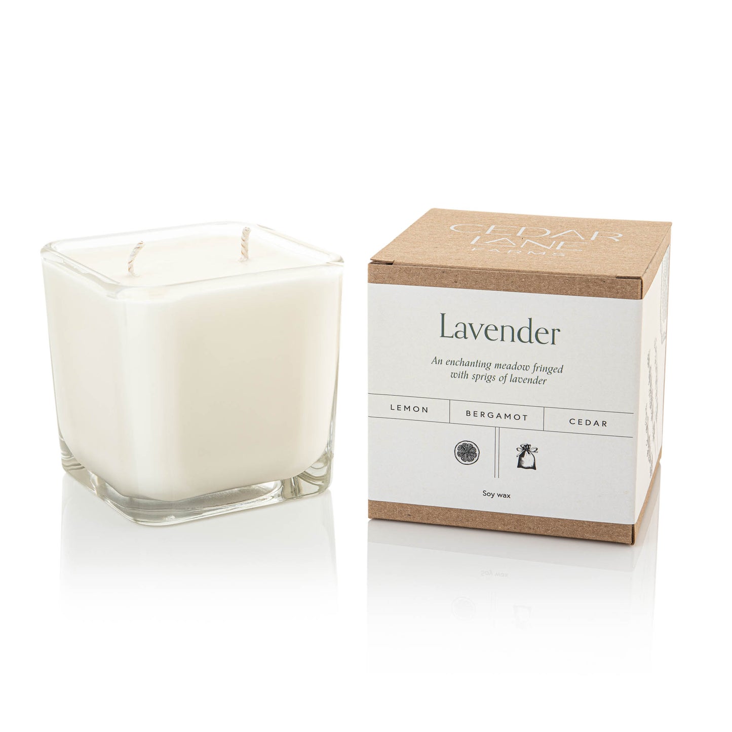 Village Candle Tall Bowl Candle - French Lavender