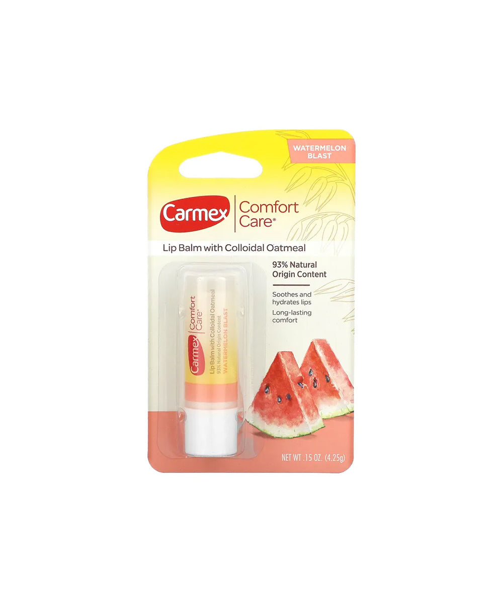 Carmex Lip Balm Stick Comfort Care Watermelon 2 Pack (6in)