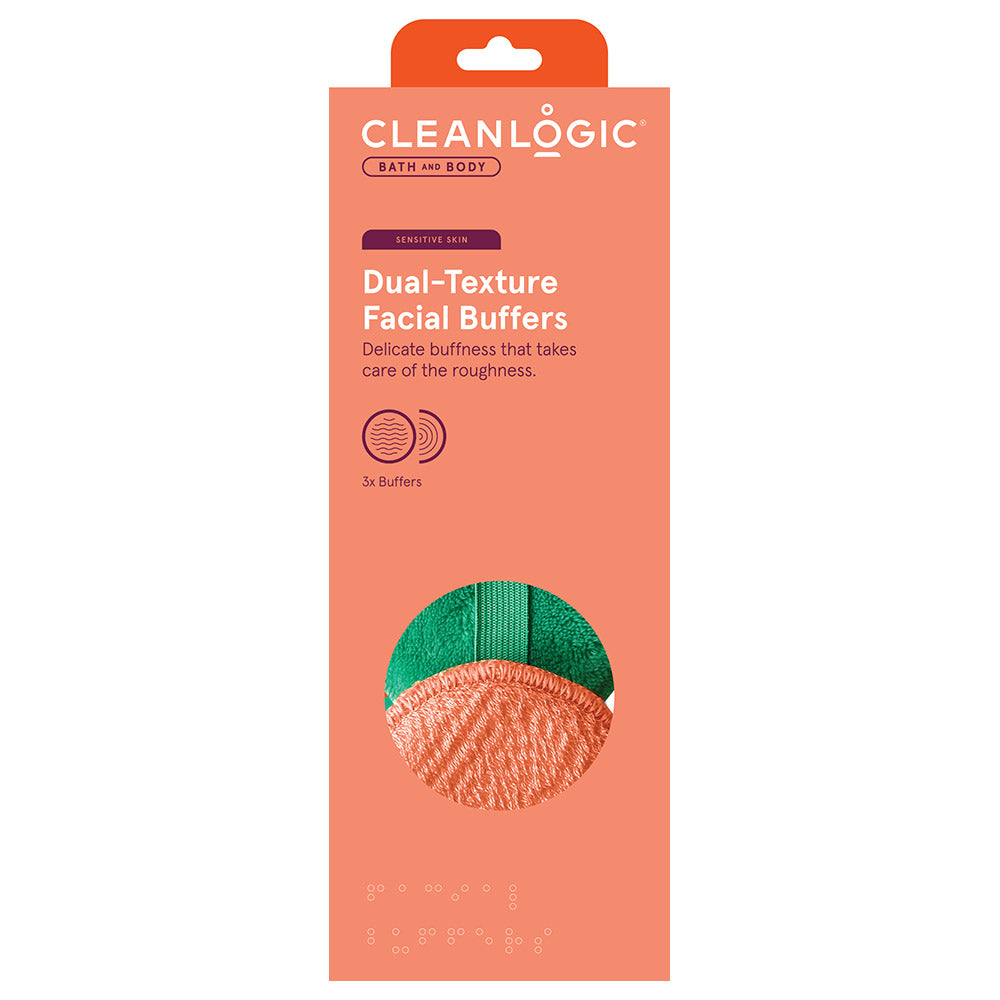 Clean Logic Bath & Body Dualtexture Facial Mitt