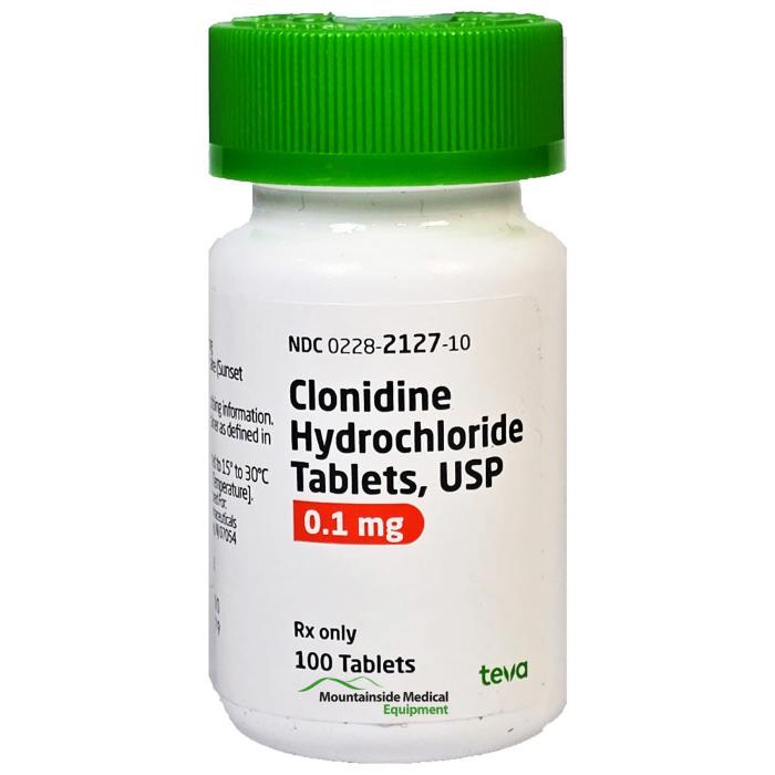 CLONIDINE TB 0.1MG 500