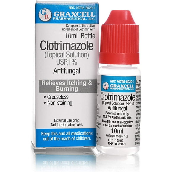 CLOTRIMAZOLE 1% TOPICAL SOL 10 ML