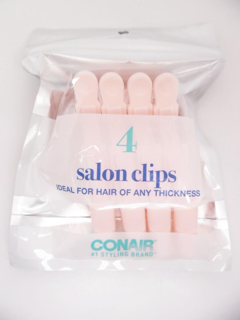 CONAIR The Unbreakable Collection Style & Clip Salon Clips, 4 pack