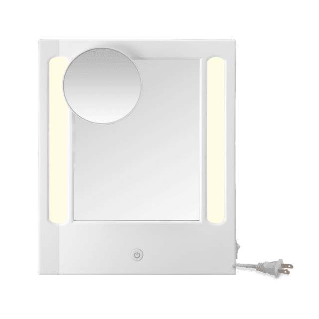 CONAIR Lighted Makeup Vanity Mirror with Adjustable Base - White