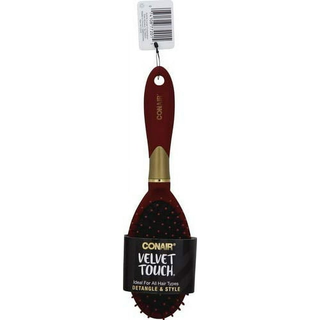 CONAIR Velvet Touch Round Hair Brush - Assorted