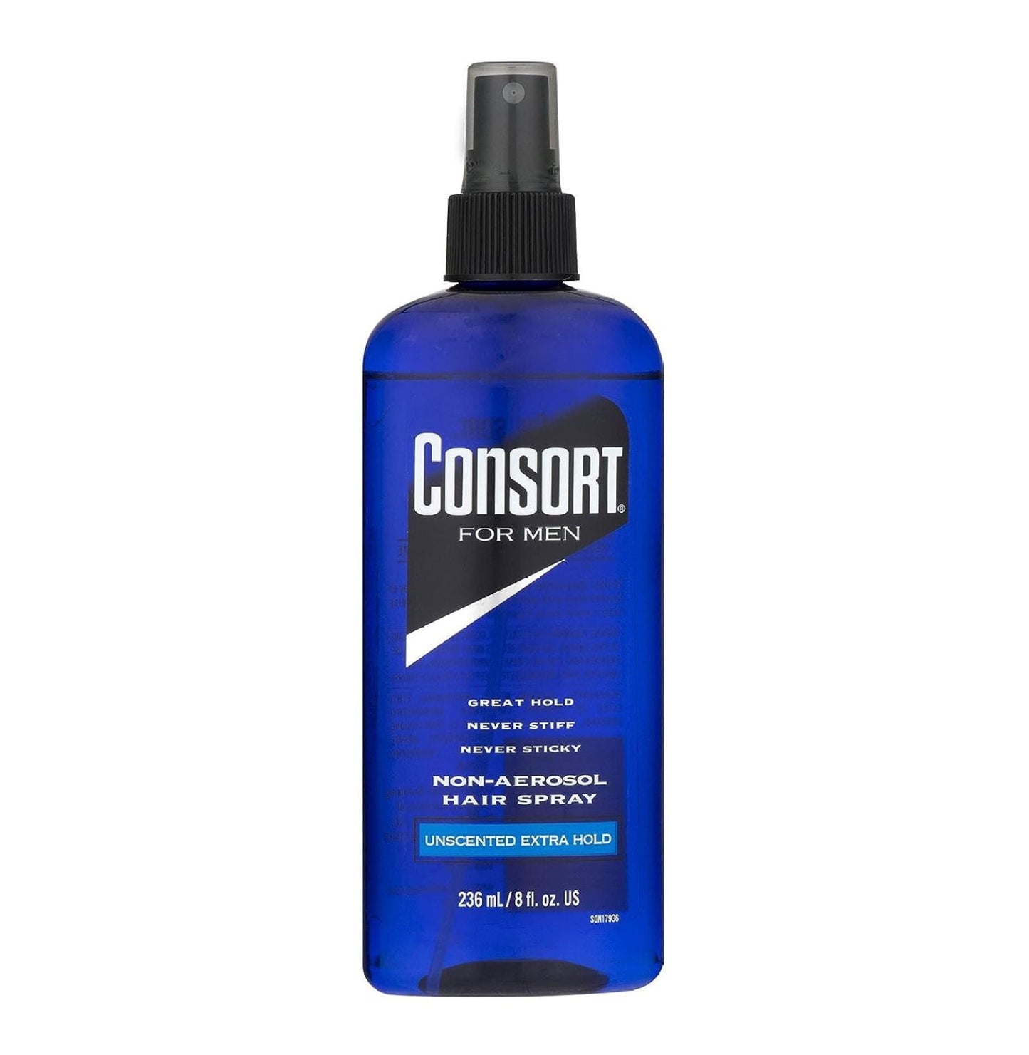 Consort Hair Spray 8oz Unscented X-Hold Pump Non-Aero