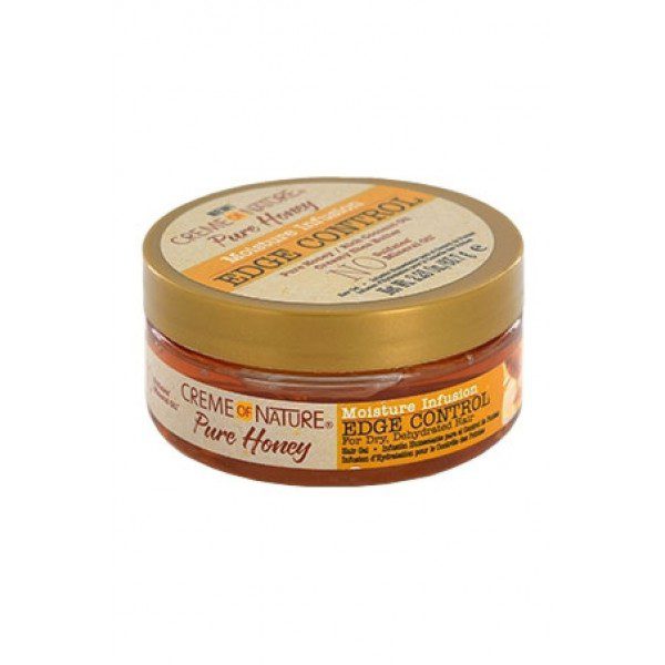 Creme Of Nature Pure Honey Edge Control Gel 2.25oz Jar