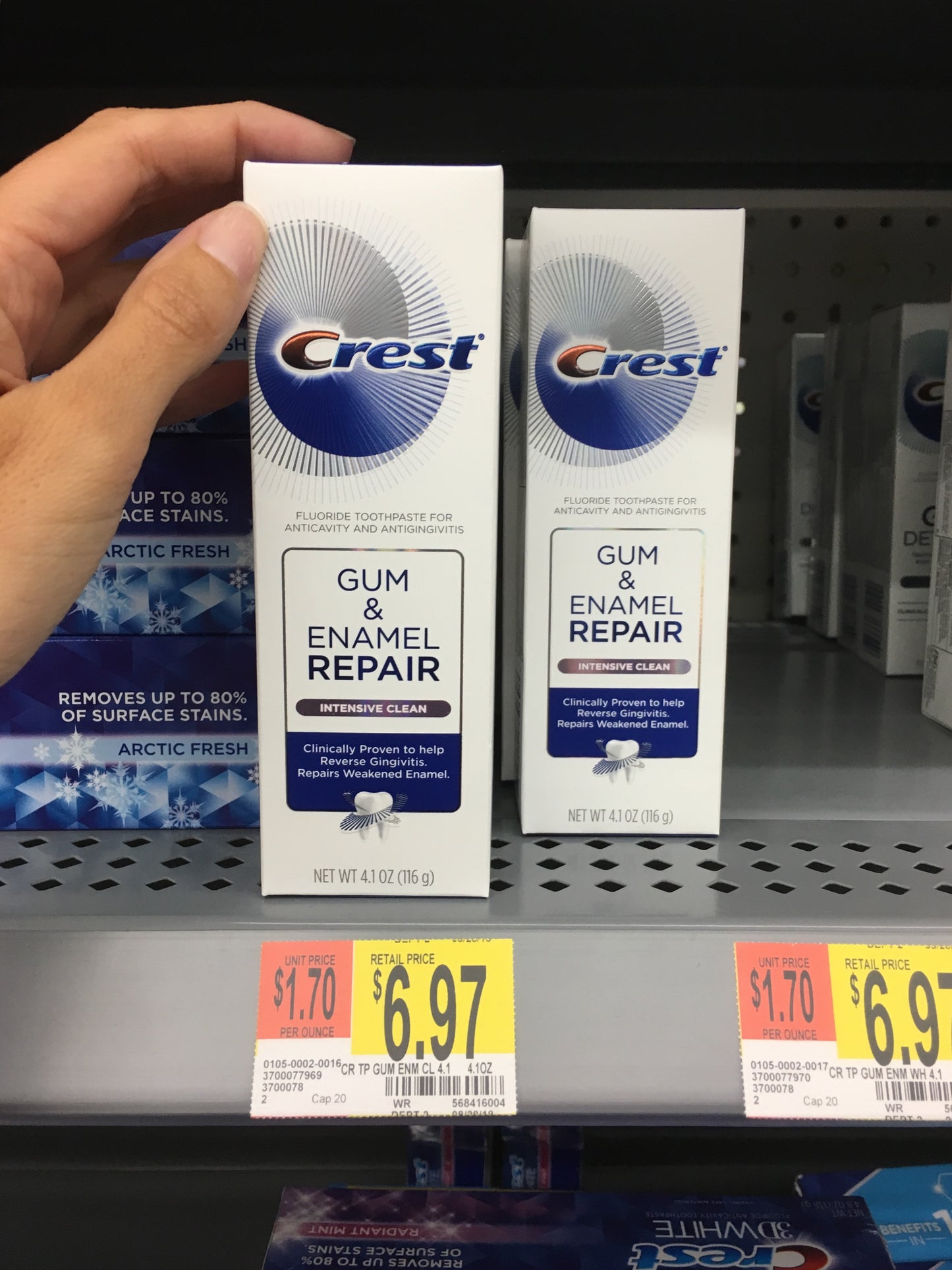 CREST GUM&ENAML REPAIR ADV WHT T/P 4.1OZ