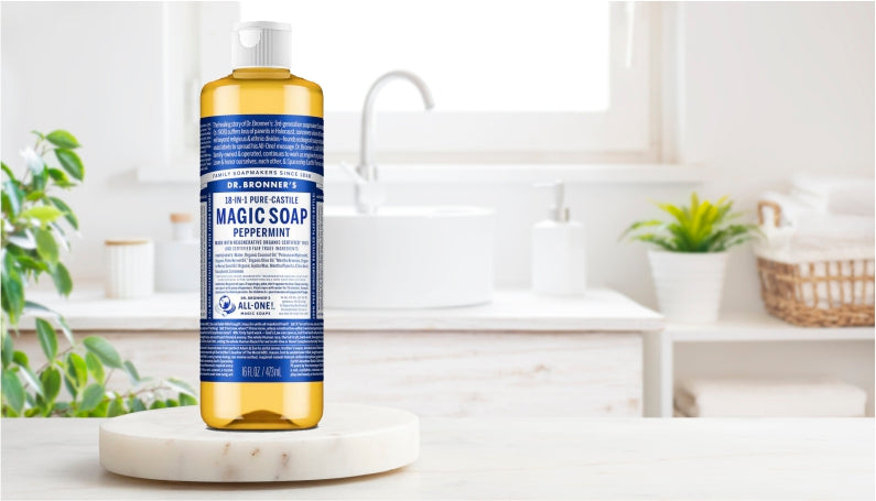 Dr. Bronners Peppermint 8oz Castile Soap