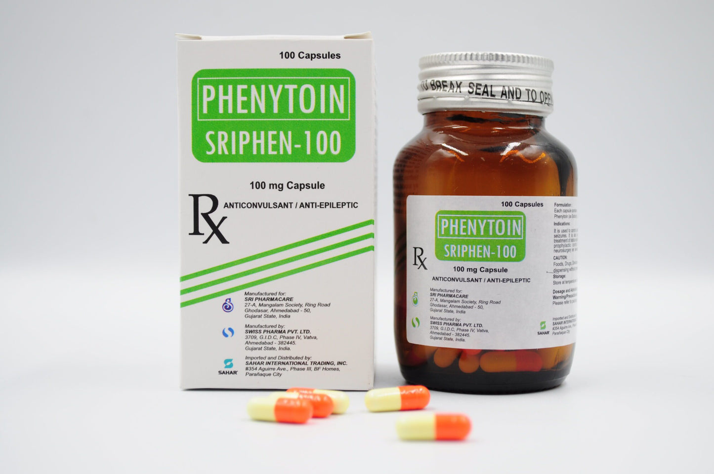 PHENYTOIN INFATABS CW 50MG 100