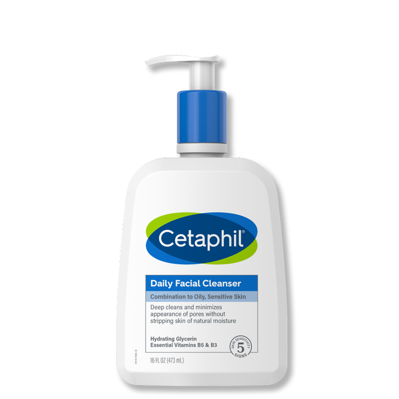 Cetaphil Daily Facial Cleanser 16oz Normal To Oily Skin