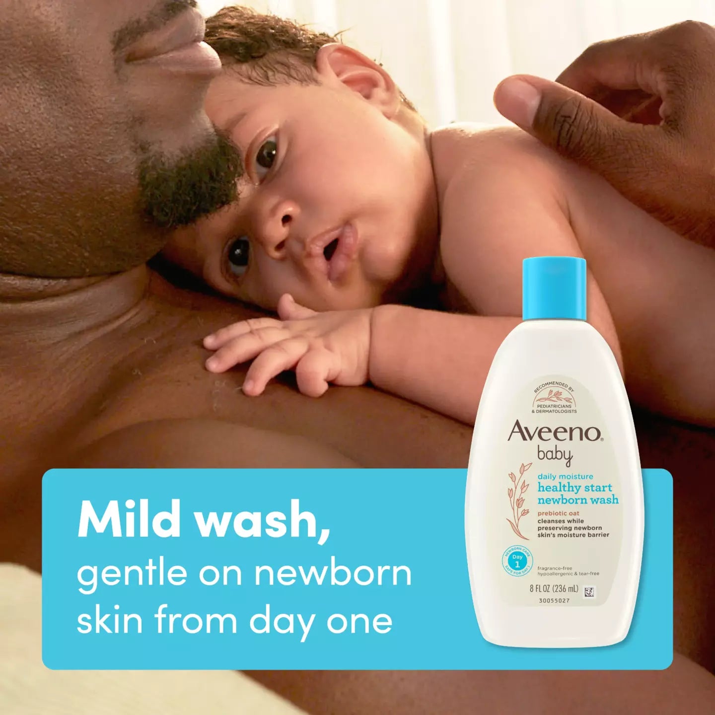 Aveeno Baby Healthy Start Newborn Wash Daily Moist 8oz