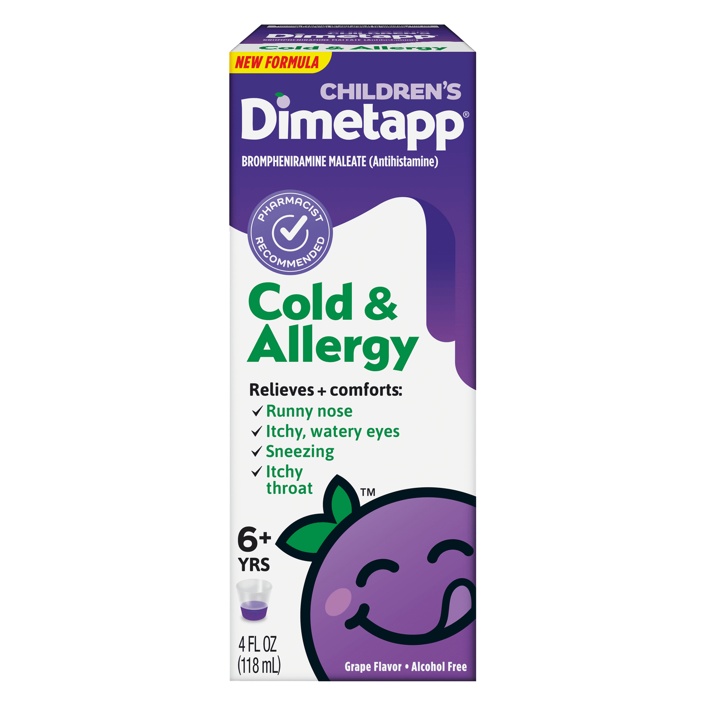 DIMETAPP CHD CLD C/CH LQ 236MLGRP