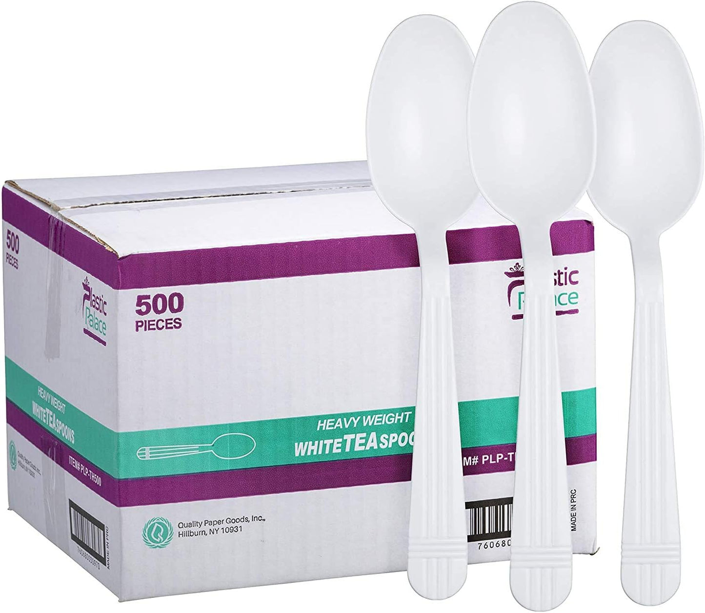 CUTLERY PLSTC SPOONS 24CT WHT