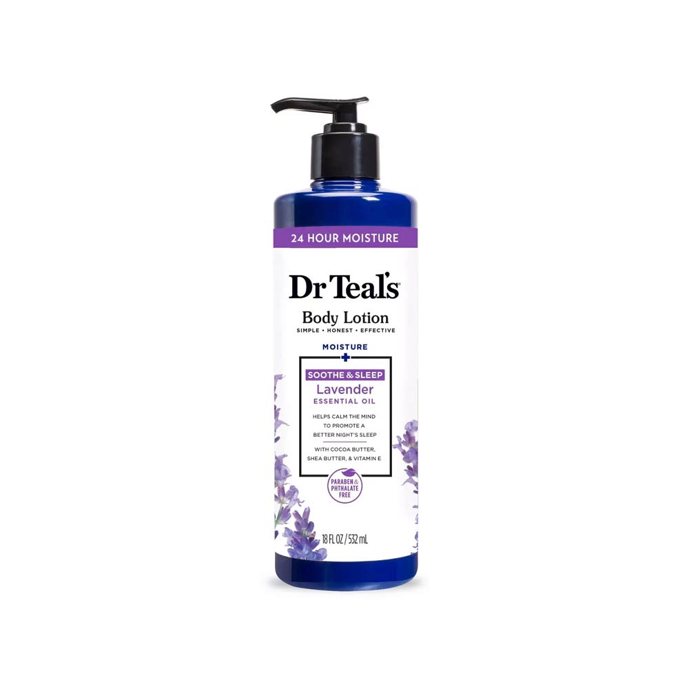 Dr Teals Body Lotion Soothe & Sleep Lavender 18oz
