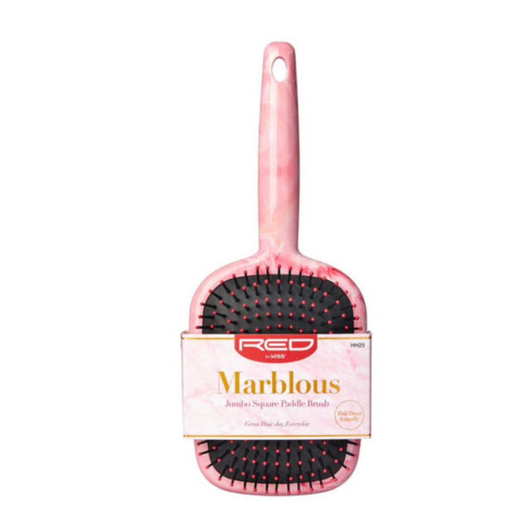 Kiss Red Brush Paddle Jumbo (6in) Smoothen