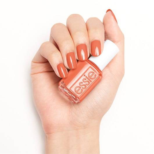 essie salon-quality nail polish, vegan, midtone orange, Frilly Lilies, 0.46 fl oz