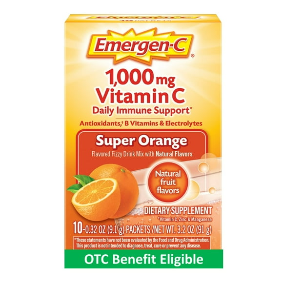EMERGEN-C VIT C 1000MG TANGERINE 30CT