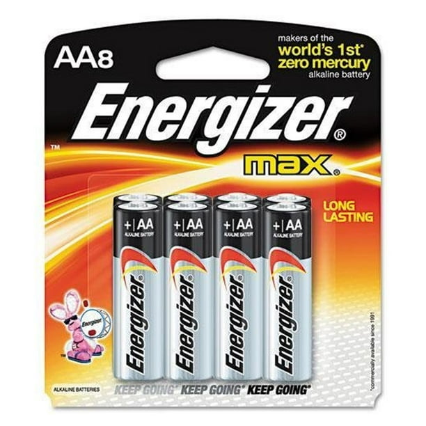 ENERGIZER MAX ALK AA E91MP8 8PK