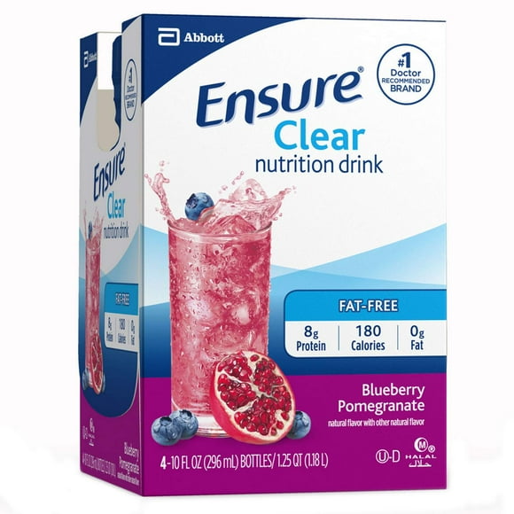 ENSURE CLEAR LQ 4X296ML PM/BB