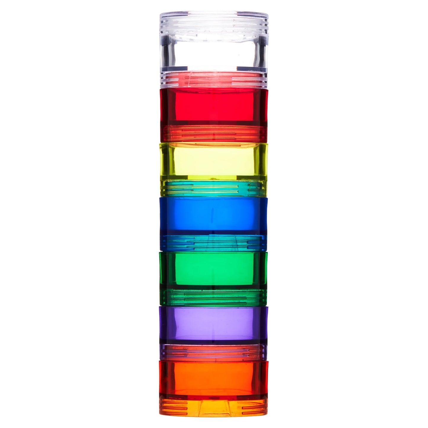 RAINBOW STACKABLE PILL PLANNER
