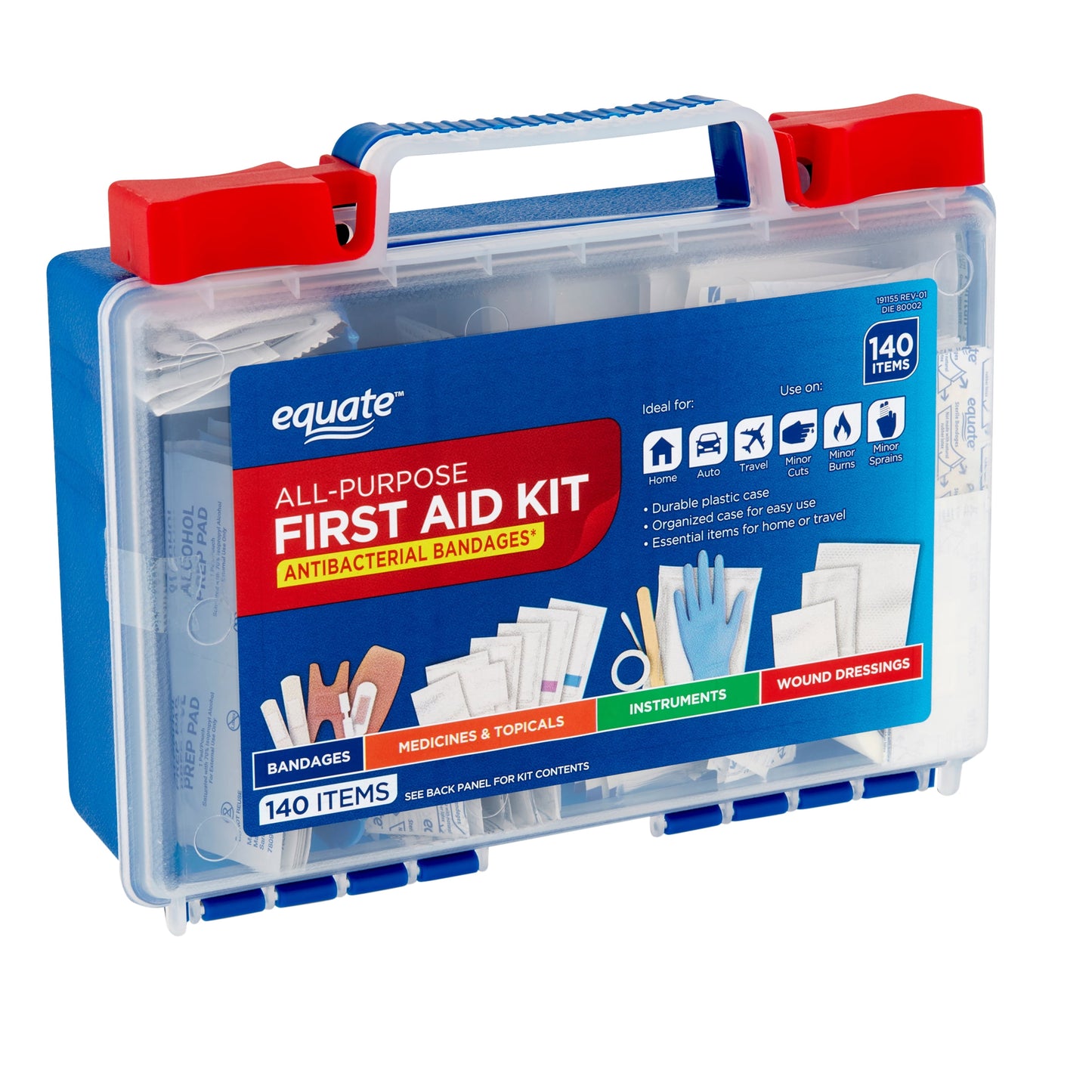JJ FIRST AID KIT ALL PURPOSE 140PC