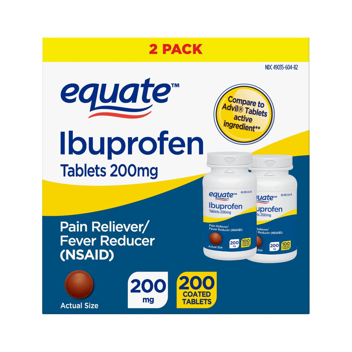 IBUPROFEN 200 MG TAB 100