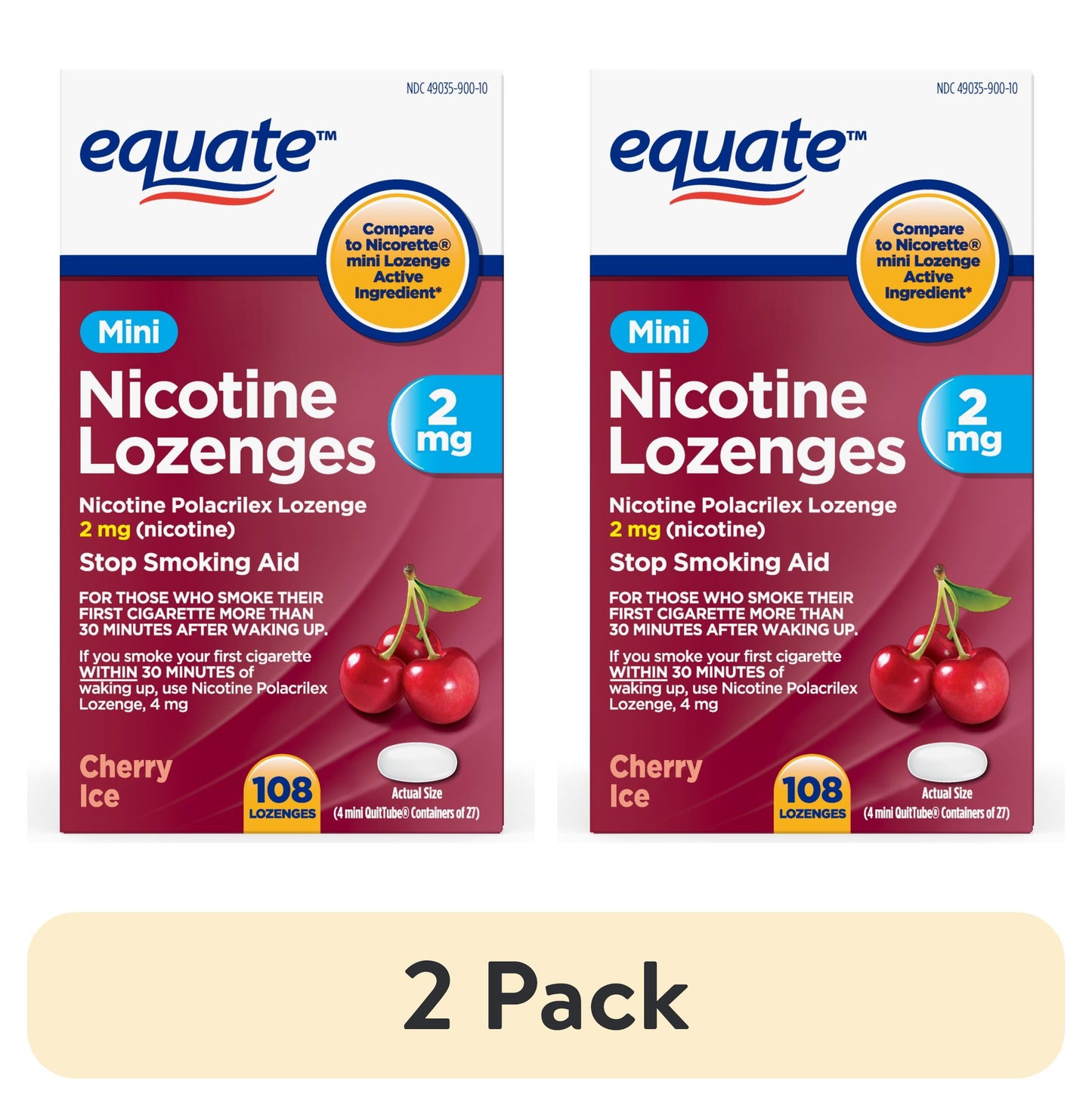 GNP NICOTINE 2MG CHRRY ICE MINI LOZ 81CT