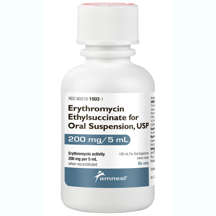ERYTHRO ETHYL PT 200MG/5ML 100ML