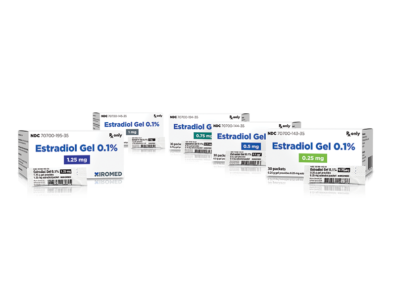 ESTRADIOL PK 0.1% 30X0.5GM GEL