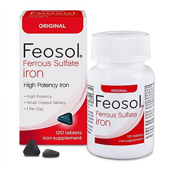 FERROUS SULFATE 65MG TAB 120CT SUNDWN
