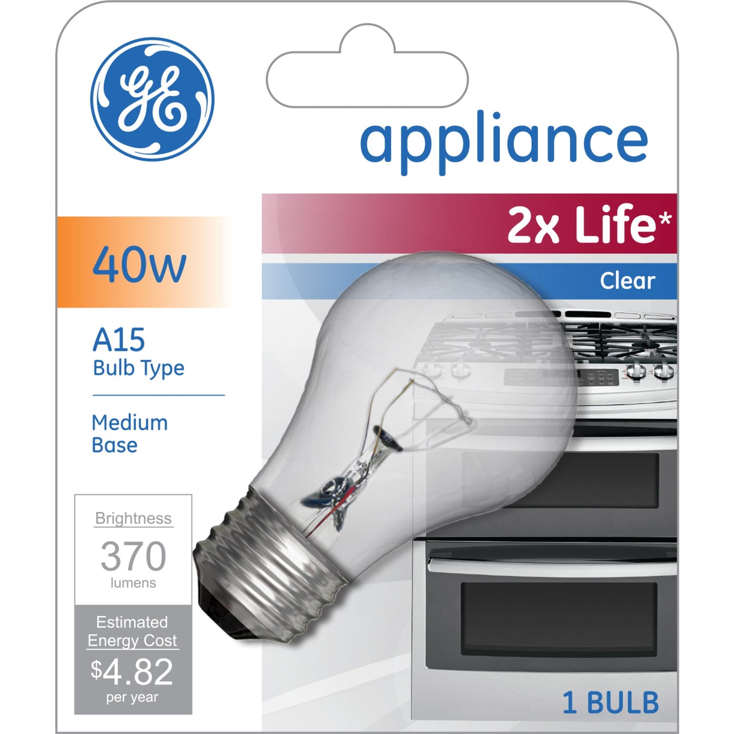 GE 15W A15 Soft White General Purpose Light Bulb